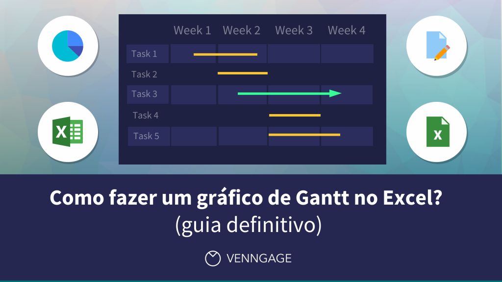 gráfico de gantt excel